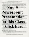 To See, if available, a Powerpoint presentation for this class.
