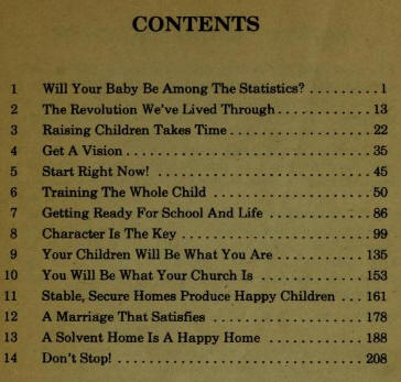 Chapter Names and pages